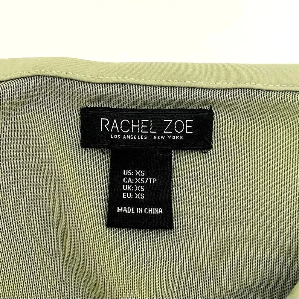 RACHAEL ZOE High Waisted Leggings Green Pocket Athletic Pants Activewear Size XS